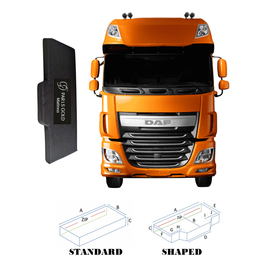 DAF Standard Truck Mattresses